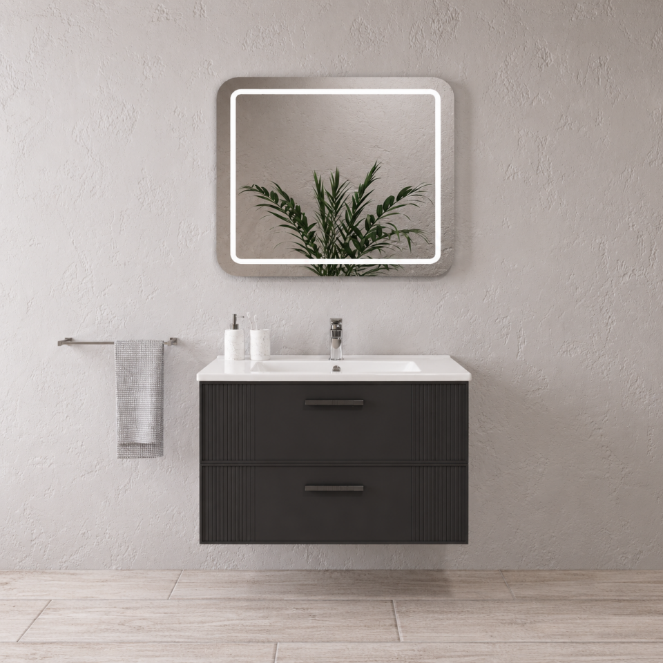 Katre 80 Cm Lake Banyo Dolabı Takımı