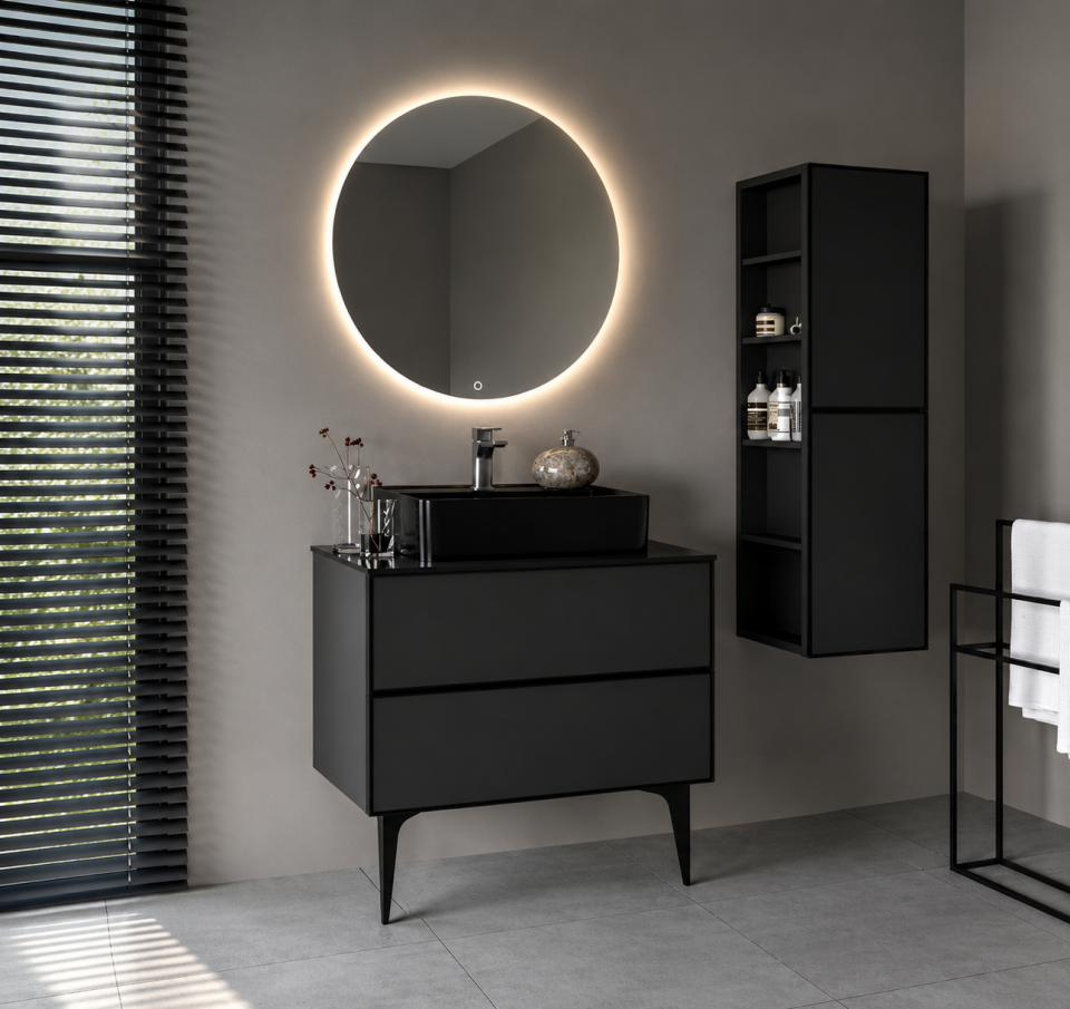 İmpera 80 Cm Mdflam Banyo Dolabı Takımı
