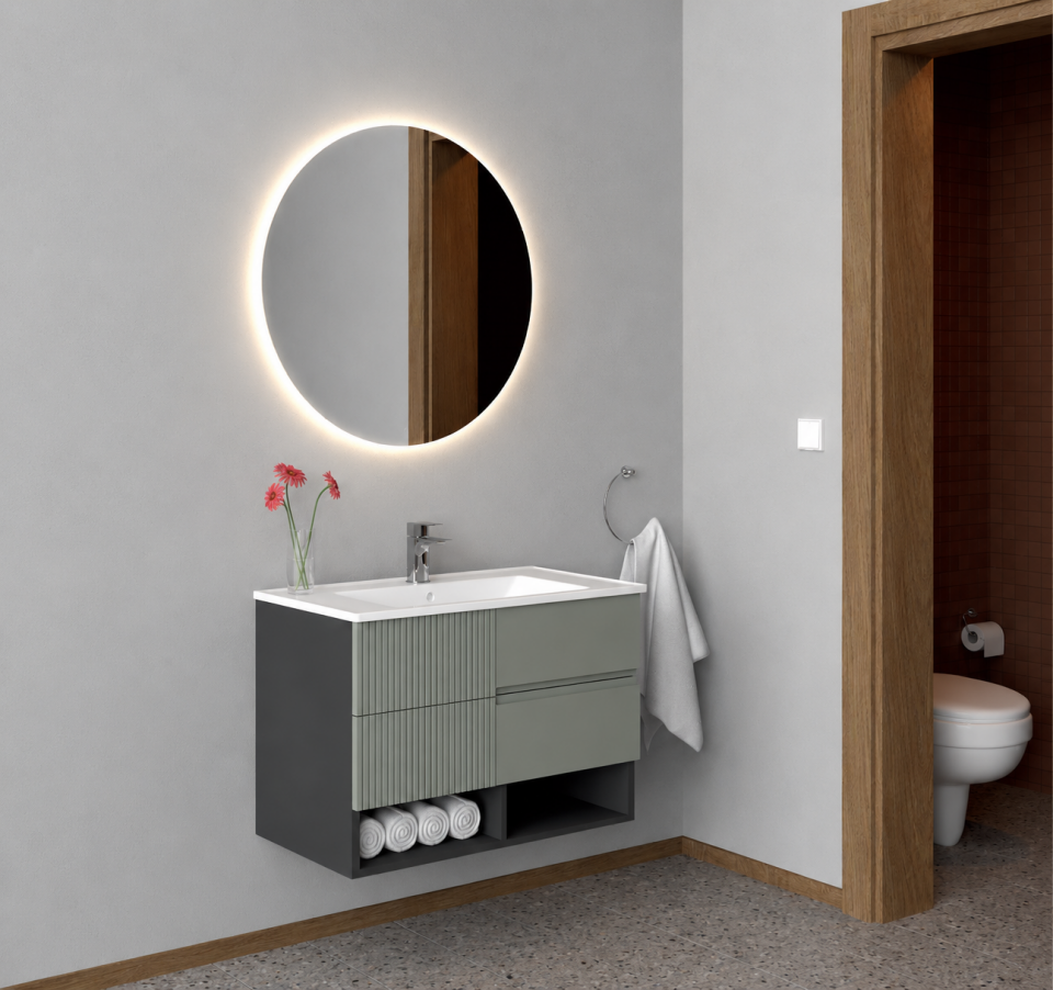 Lorien 80 Lake Banyo Dolabı Takımı