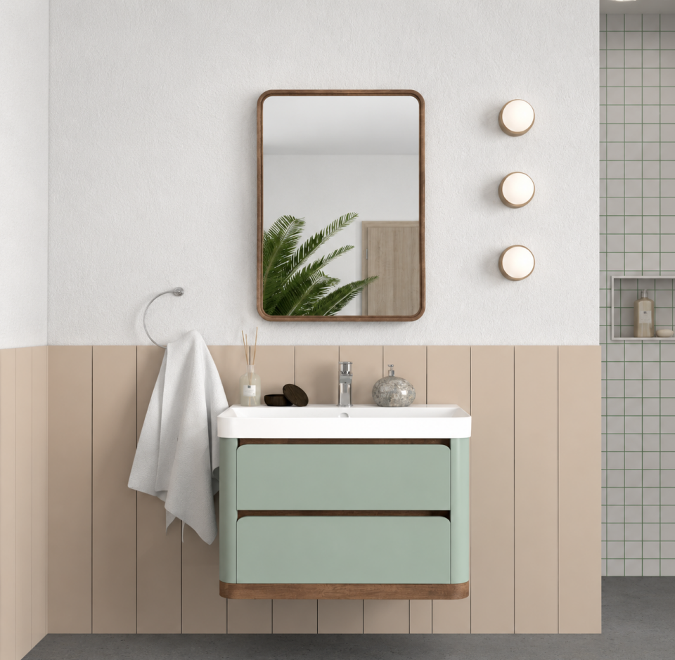 Atlantis 80 Cm Lake Banyo Dolabı Takımı