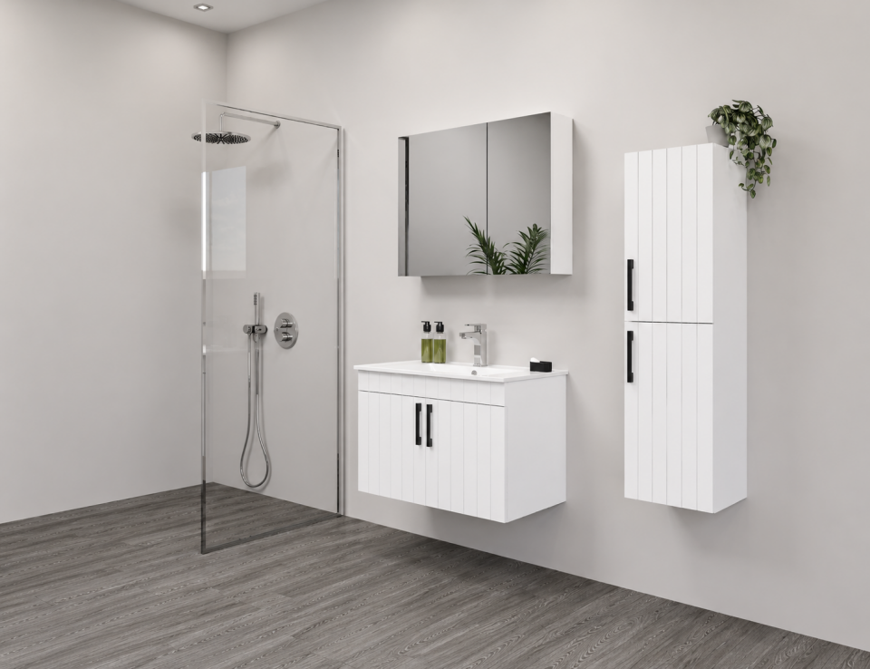 Kumsal 80 Cm Lake Banyo Dolabı Takımı