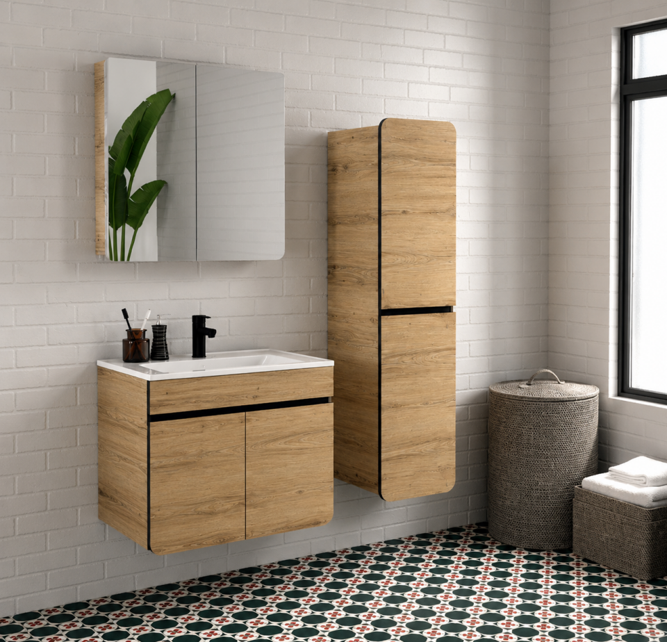 Manolya Plus 65 Cm Mdflam Banyo Dolabı Takımı