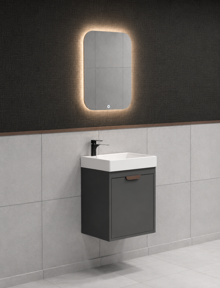 Lizbon 40 Cm Mdflam Banyo Dolabı Takımı