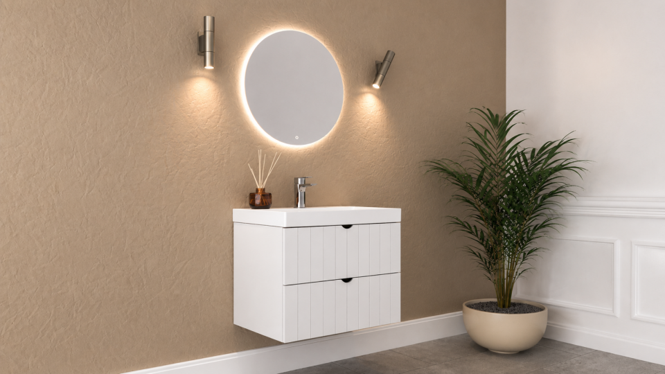 Odesa 60 Cm Membran Banyo Dolabı Takımı